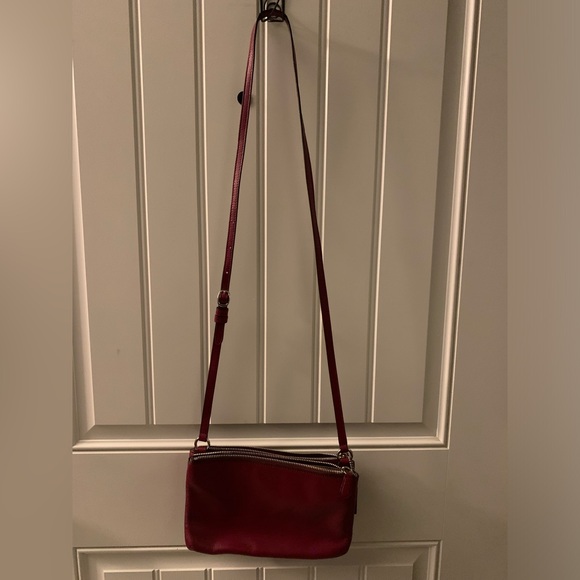 Vintage Coach Lyla Double Gusset crossbody bag - Picture 3 of 8